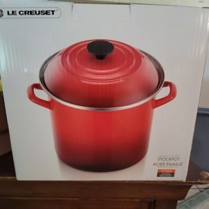 Le Creuset Stock Pot 16 qt in Caribbean blue
